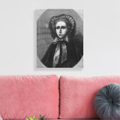 De Hon. Mevrouw Yelverton, 1861 Canvas Afdruk (Insitu (Woonkamer))