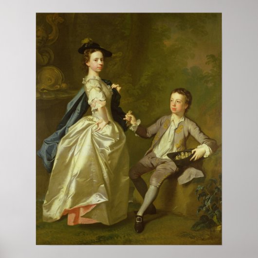 De Hon. Rachel Hamilton en haar broer Poster (Voorkant)
