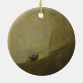 De hond, 1820-23 keramisch ornament (Achterkant)