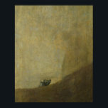 De hond, 1820-23 poster<br><div class="desc">Afbeelding: 7066 The Dog,  1820-23 (olie op gipsplaat op doek),  Goya y Lucientes,  Francisco Jose de (1746-1828) / Prado,  Madrid,  Spanje / The Bridgeman Art Library</div>