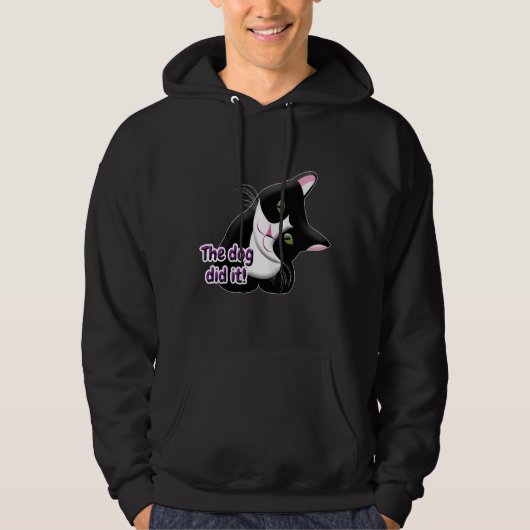 De hond deed het Cat Hoodie (Voorkant)