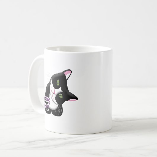 De hond deed het Cat Koffiemok (Voorkant links)