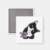 De hond deed het Cat Magneet (Voorkant / Achterkant)