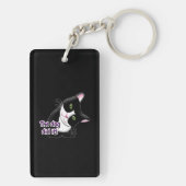 De hond deed het Cat Sleutelhanger (achterkant)