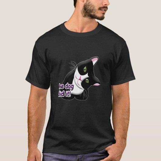 De hond deed het Cat T-shirt (Voorkant)