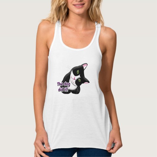 De hond deed het Cat Tanktop (Voorkant)