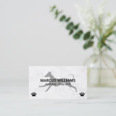 De hond draaien | Dierlijke diensten Visitekaartje (Staand voorkant)