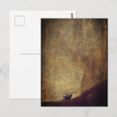 De hond (El Perro) - van Francisco Goya Briefkaart (Voorkant / Achterkant)