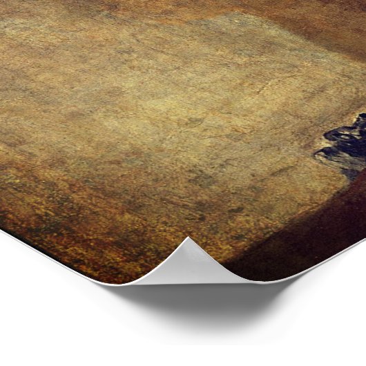 De hond (El Perro) - van Francisco Goya Poster (Hoek)