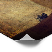 De hond (El Perro) - van Francisco Goya Poster (Hoek)