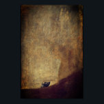 De hond (El Perro) - van Francisco Goya Poster<br><div class="desc">De Dog (Spaans: El Perro) is de naam die gewoonlijk wordt gegeven aan een schilderij van de Spaanse kunstenaar Francisco Goya, nu in de Museo del Prado in Madrid. Het show het hoofd van een hond die naar boven kijkt. De hond zelf gaat bijna verloren in de uitgestrektheid van de...</div>