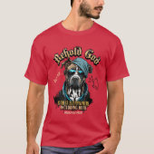 De hond en God meisje cadeau T-shirt (Voorkant)