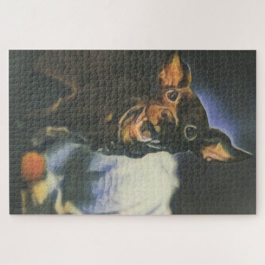 De hond en zijn Speelgoed puzzel (Horizontaal)