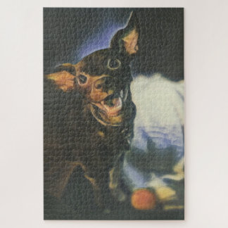 De hond en zijn Speelgoed puzzel Legpuzzel