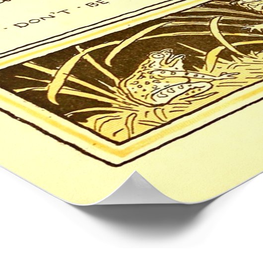 De hond in de kribbe Walter Crane Poster (Hoek)