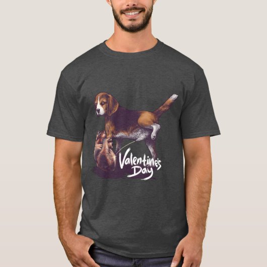 De hond in mij cadeau vriend t-shirt (Voorkant)