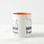 De hond is gemakkelijk verstoord door Bouzouki-spe Mok (Midden)