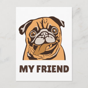De Hond is Mijn Vriend Briefkaart