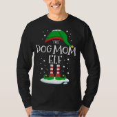 De Hond Moeder Elf Kerstmis Familie Matching Xmas T-shirt (Voorkant)