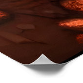 De hond op Mars | AI Art Poster (Hoek)