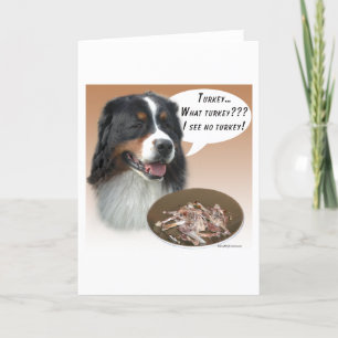 De Hond Turkije van de Berg van Bernese Feestdagen Kaart
