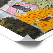 De hond uitlaten - collagekunst poster (Hoek)