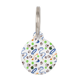 De hond uitlaten - Dog ID Label Huisdierpenning