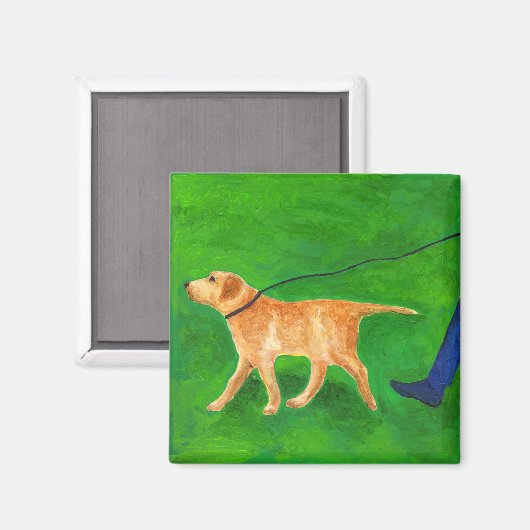 De hond uitlaten magneet (Voorkant / Achterkant)