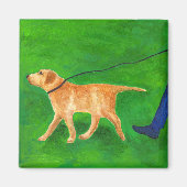 De hond uitlaten magneet (Voorkant)