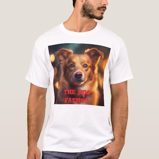 De hond vader T-shirt ontwerp (Voorkant)