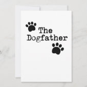 De hond vader vader Mannen Funny Vaderdag Gift Kaart (Voorkant)