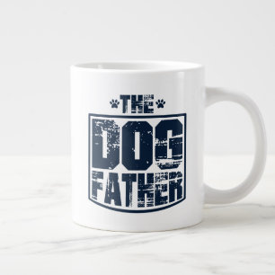 De Hond Vader Versleten Grafisch Grote Koffiekop