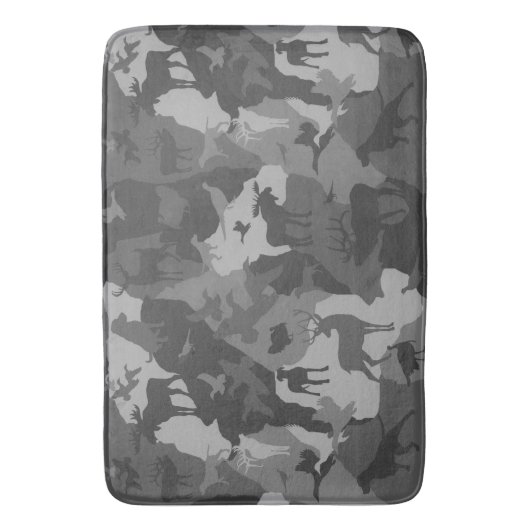 De hond van Cammo Badmat (Voorkant Verticaal)
