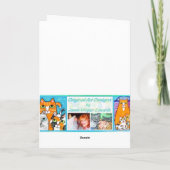 De Hond van Chihuahua bij de Veterinaire Kliniek, Bedankkaart (Achterkant)