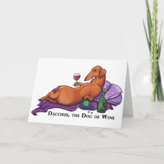 De Hond van Dacchus van Wijn Kaart