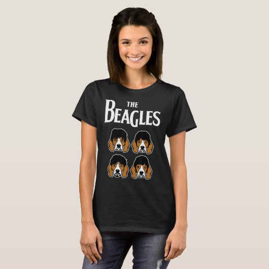 De hond van de Beagles parodie T-shirt (Voorkant volledig)
