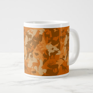 De hond van de herfst grote koffiekop