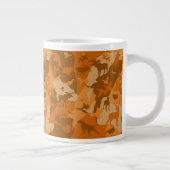 De hond van de herfst grote koffiekop (Rechts)