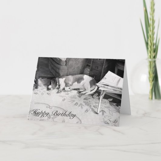 De Hond van de hond Kaart (Voorkant)