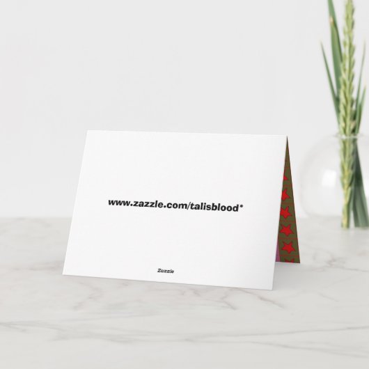 De hond van de partij feestdagen kaart (Achterkant)