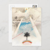 De Hond van de zon, Rockne Krebs, 1976. Briefkaart (Voorkant / Achterkant)