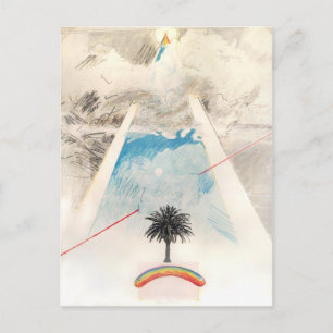 De Hond van de zon, Rockne Krebs, 1976. Briefkaart