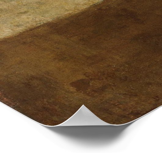 De hond van Francisco Goya Poster (Hoek)