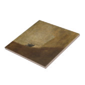 De hond van Francisco Goya Tegeltje (Zijkant)