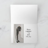 De Hond van het Huisdier van great dane Uw Verlies Kaart (Binnen)