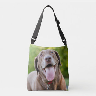 De Hond van het Laboratorium van de chocolade Crossbody Tas
