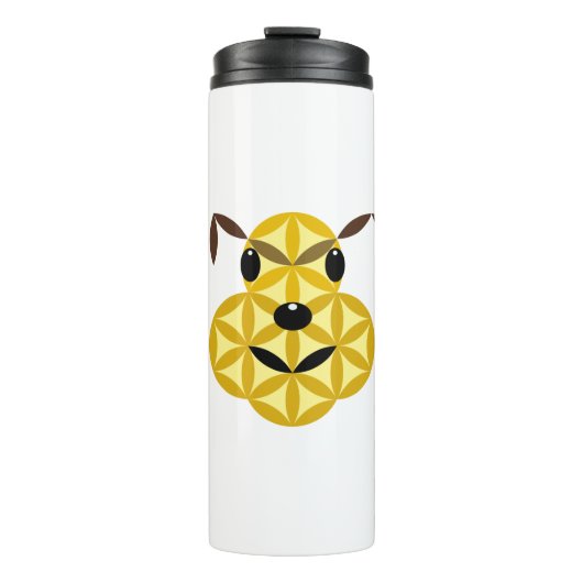 De hond van het leven, 01 - heilige dieren thermosbeker (Voorkant)