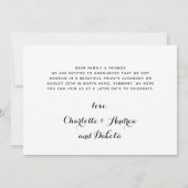 De hond van Honor trouwt gewoon met de aankondigin Save The Date (Achterkant)