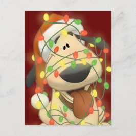De Hond van Kerstmis Feestdagenkaart