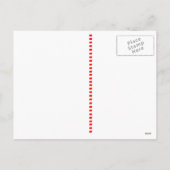 De Hond van Kerstmis het is het Prachtig Leven Feestdagenkaart (Achterkant)